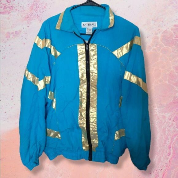 After All Vintage 80s Windbreaker Track Suit sz M - Picture 1 of 8